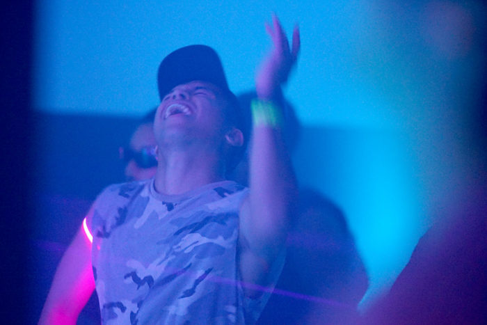 Raver loving that song